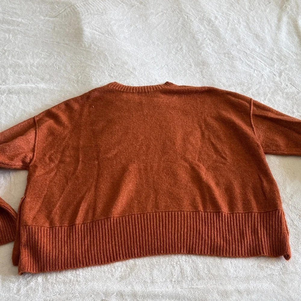 yarn&sea Rust Women's Crew Neck Sweater / XL